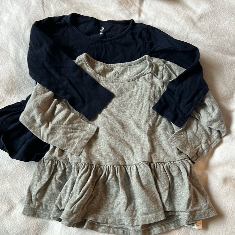 Gap Toddler Peplum Tees Size 2T (2)